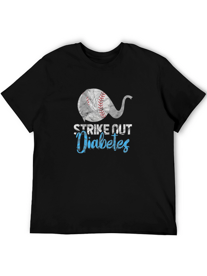 Strike Out Diabetes Baseball T-Shirt