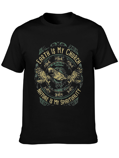 Earth Is My Church Nature Spirituality Graphic Tee