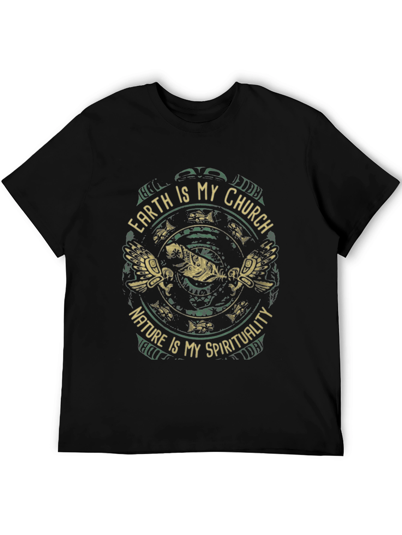 Earth Is My Church Nature Spirituality Graphic Tee