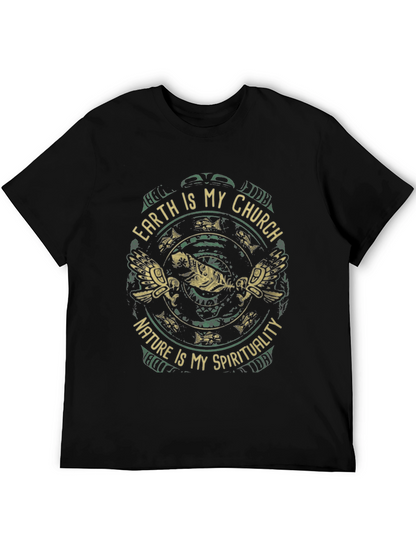 Earth Is My Church Nature Spirituality Graphic Tee
