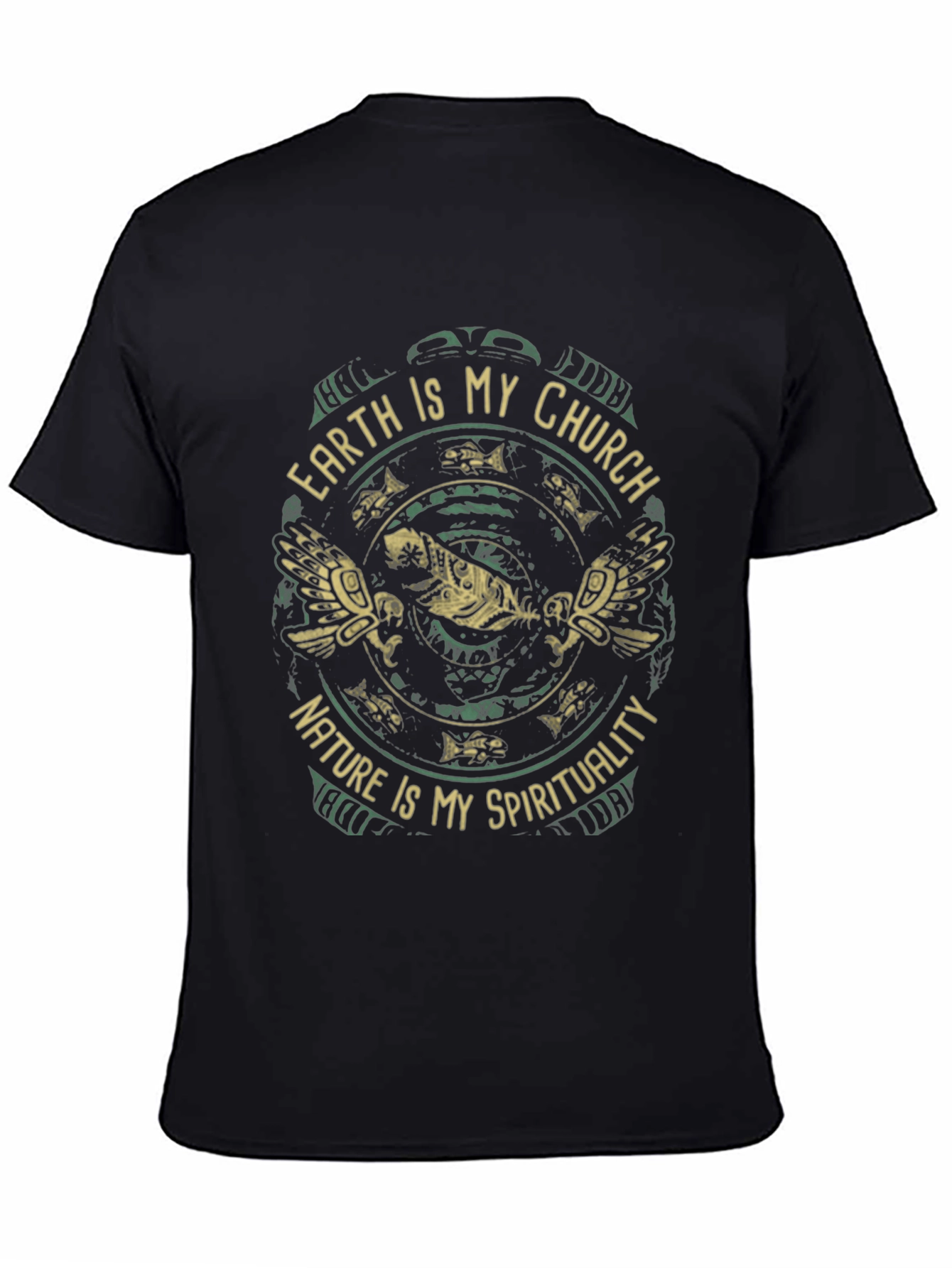 Earth Is My Church Nature Spirituality Graphic Tee