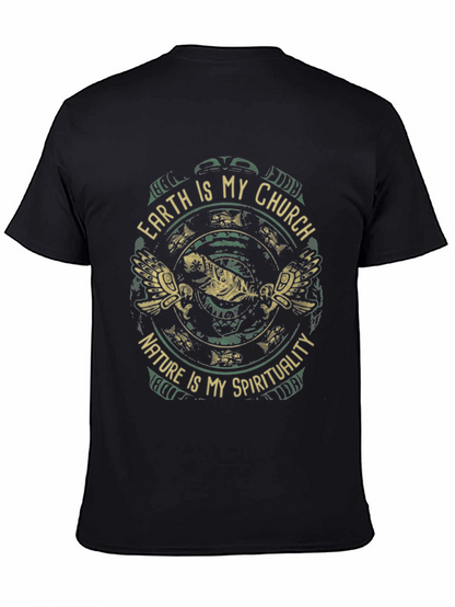 Earth Is My Church Nature Spirituality Graphic Tee