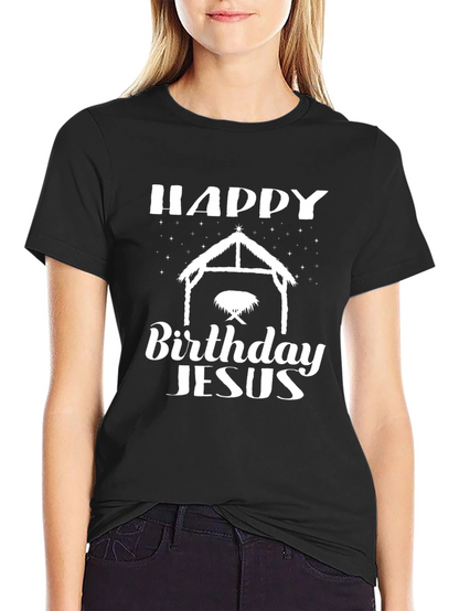 Happy Birthday Jesus Graphic Tee