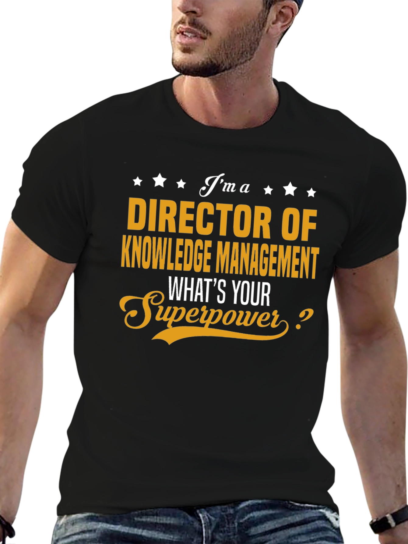 Director of Knowledge T-Shirt - Whats Your Superpower?