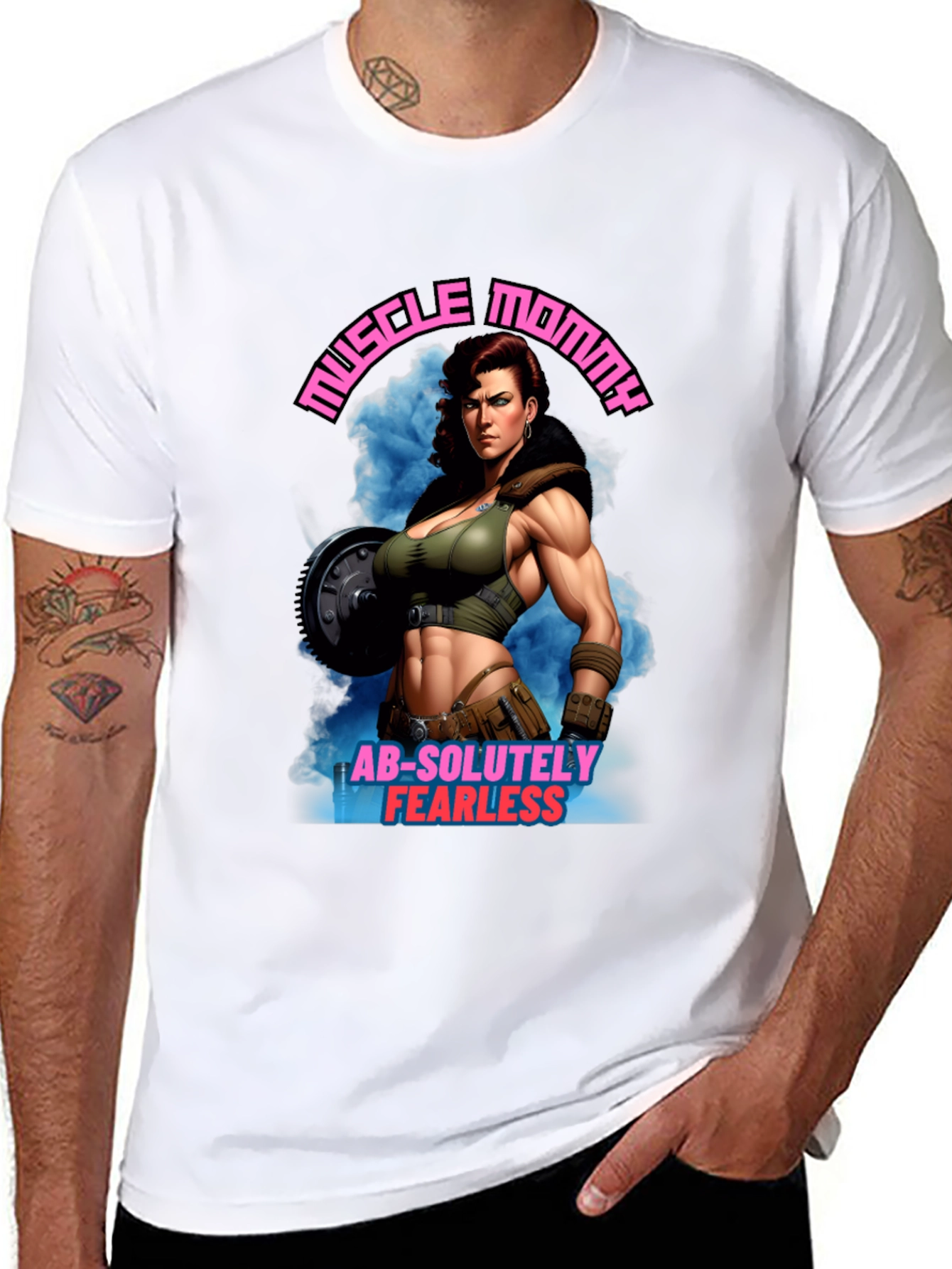 Muscle Mommy Graphic Tee - Absolutely Fearless
