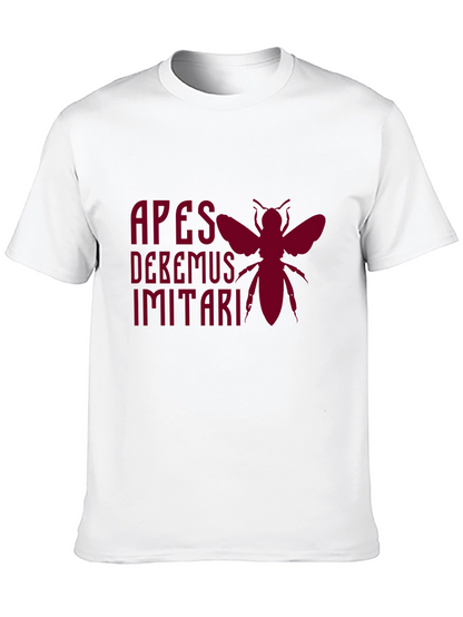 Apes Debemus Imitari Bee Graphic T-Shirt