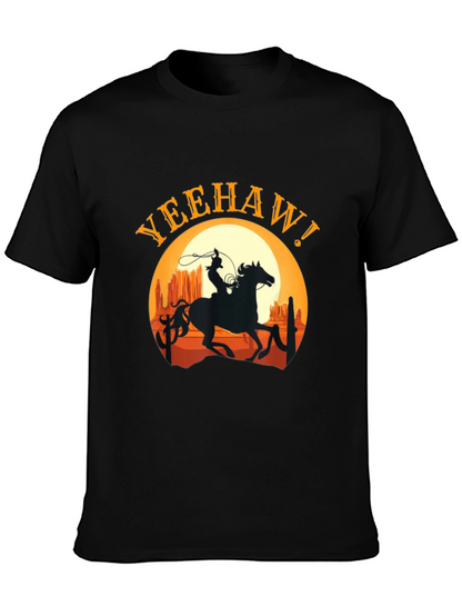 Yeehaw Cowboy Graphic Tee - Western Style T-Shirt