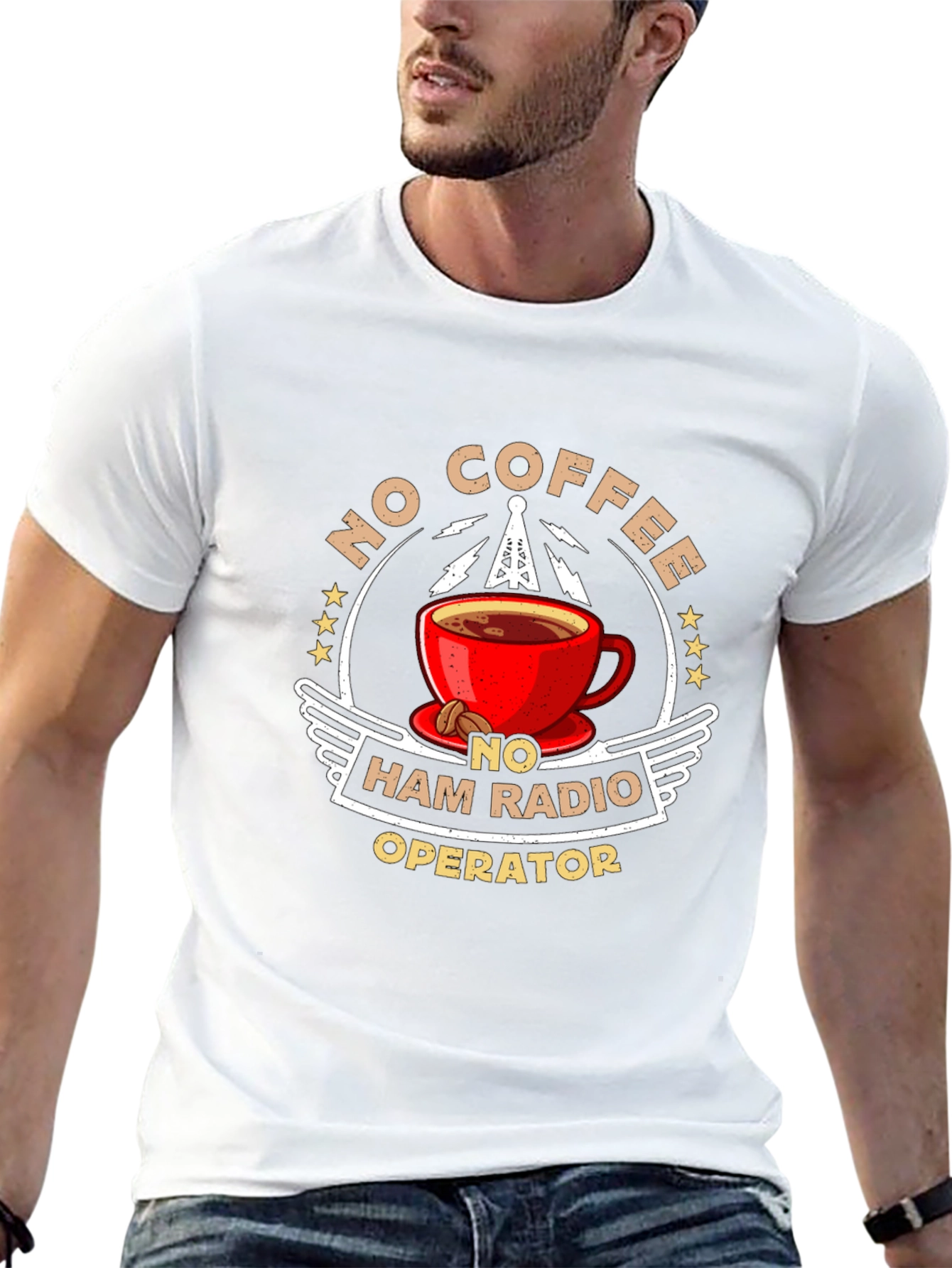 No Coffee No Ham Radio Operator T-Shirt