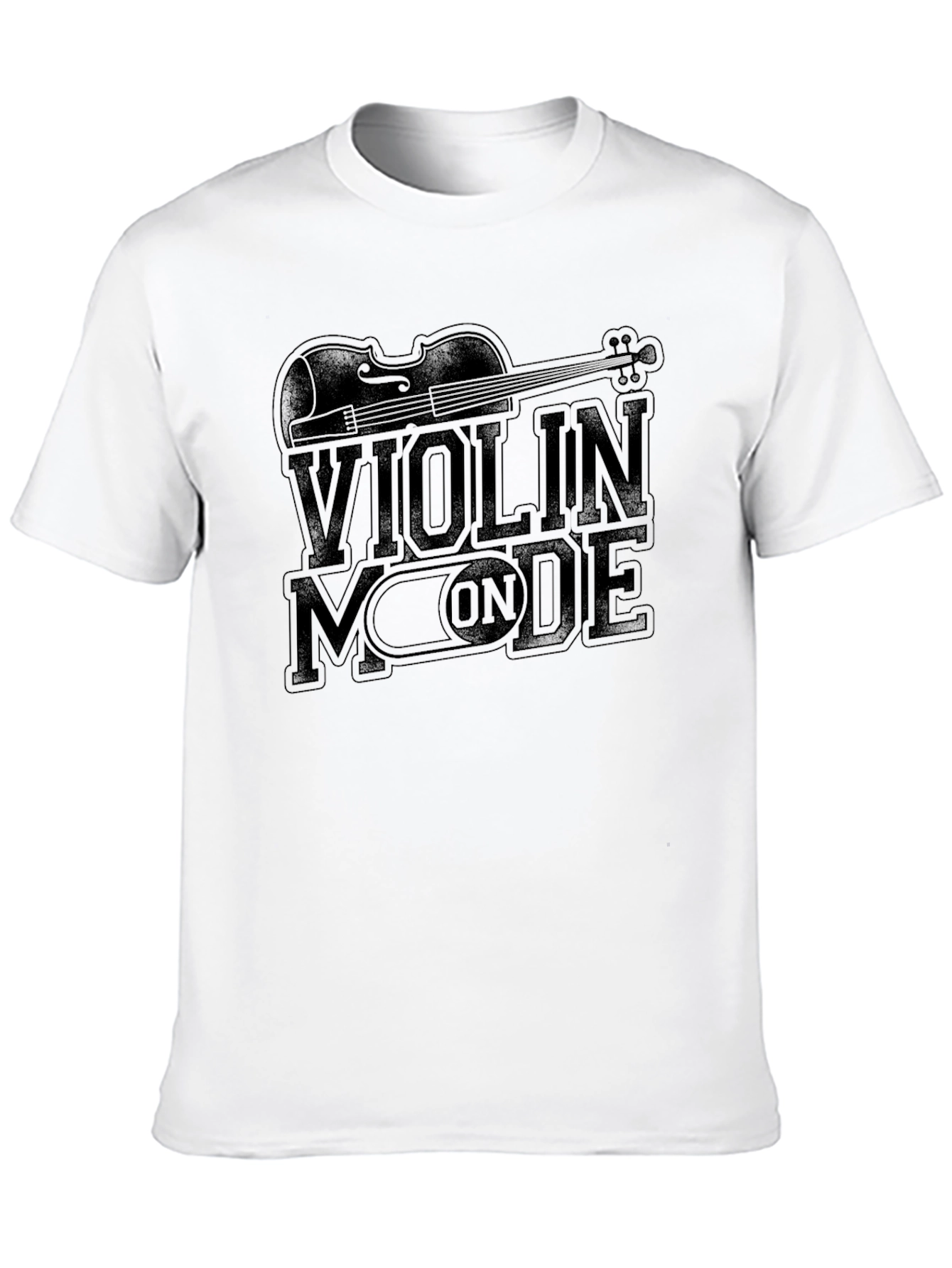 Violin Mode ON Graphic T-Shirt - Music Lover Tee