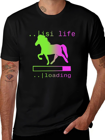 Lisi Life Horse Loading T-Shirt - Black