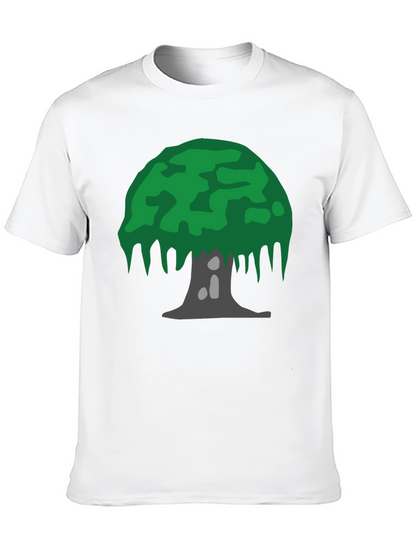 Tree Graphic Tee - Nature Inspired Black T-Shirt