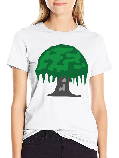Tree Graphic Tee - Nature Inspired Black T-Shirt
