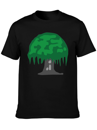 Tree Graphic Tee - Nature Inspired Black T-Shirt