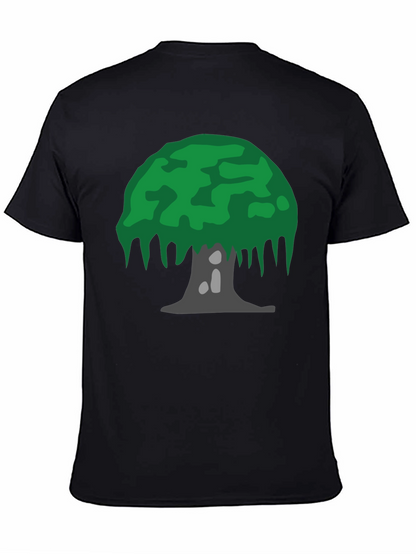 Tree Graphic Tee - Nature Inspired Black T-Shirt