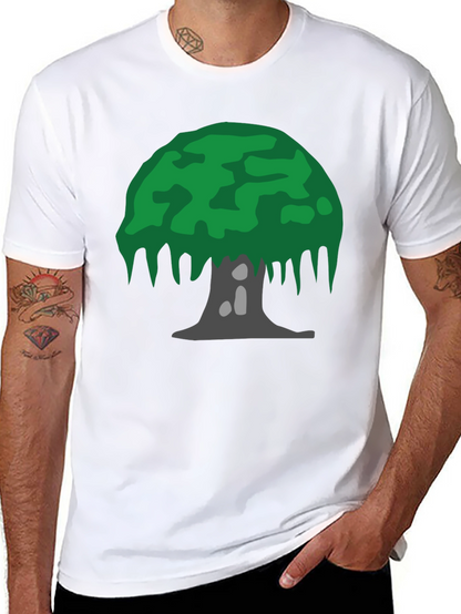 Tree Graphic Tee - Nature Inspired Black T-Shirt