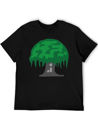 Tree Graphic Tee - Nature Inspired Black T-Shirt
