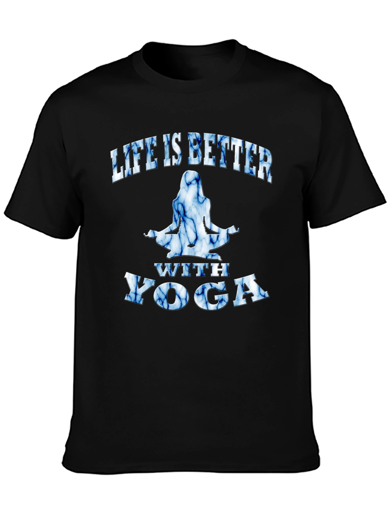 Life is Better with Yoga Graphic T-Shirt