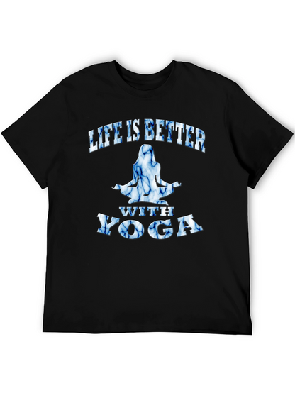 Life is Better with Yoga Graphic T-Shirt