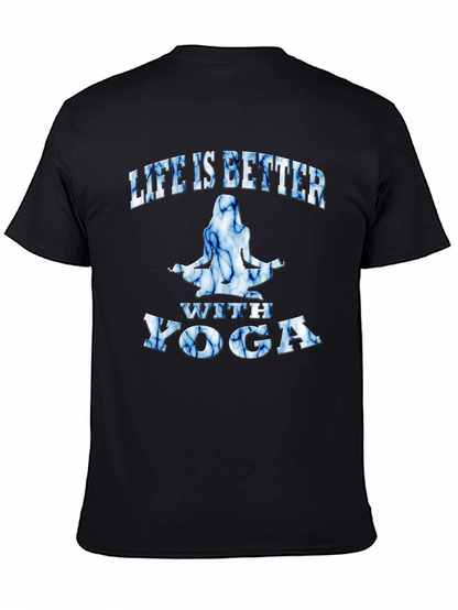 Life is Better with Yoga Graphic T-Shirt