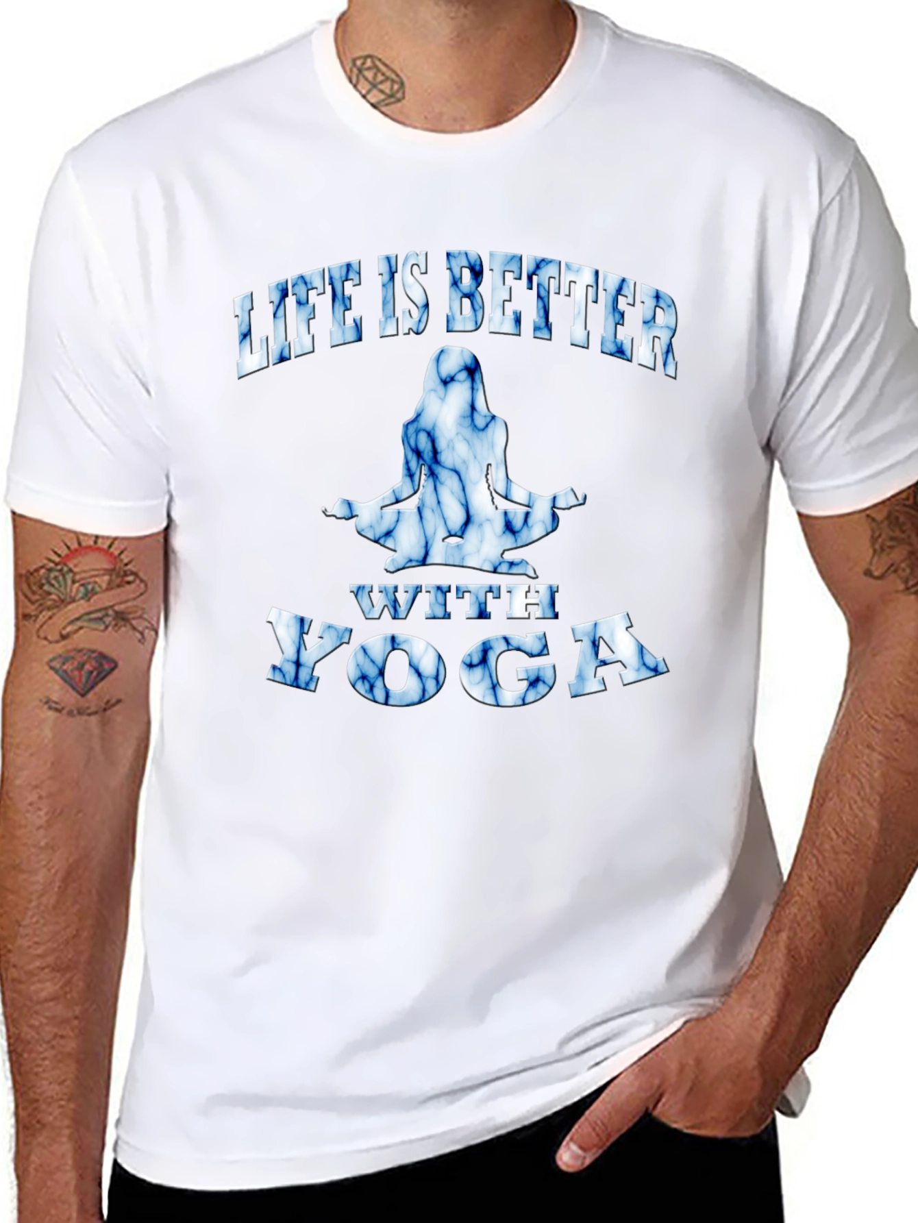 Life is Better with Yoga Graphic T-Shirt