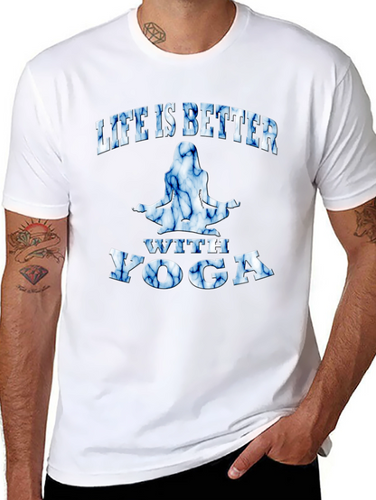 Life is Better with Yoga Graphic T-Shirt