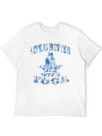 Life is Better with Yoga Graphic T-Shirt