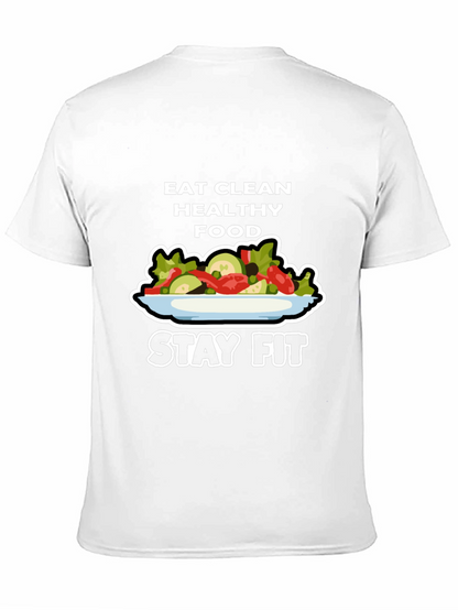 Eat Clean Healthy Food Stay Fit T-Shirt