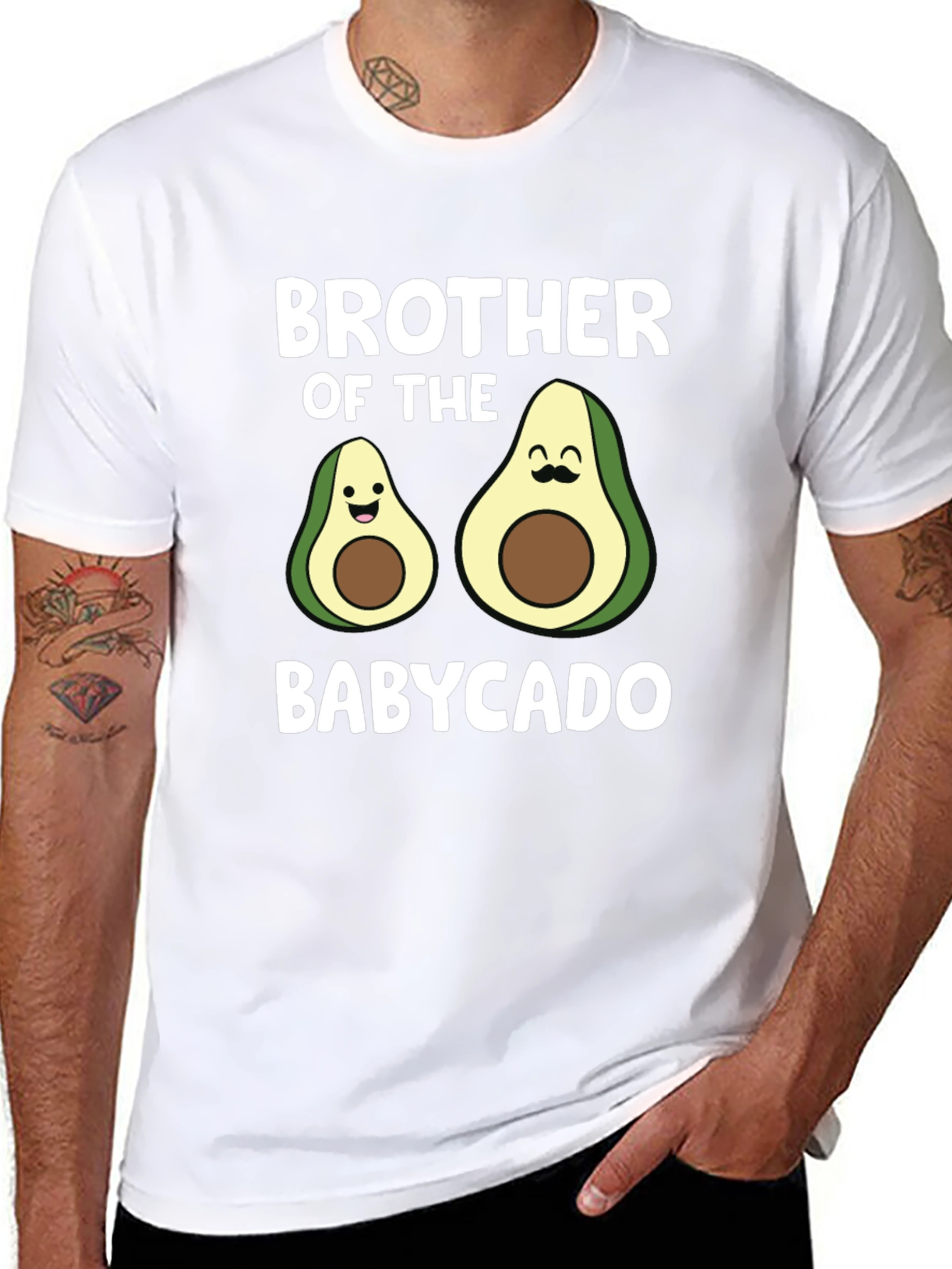 Brother of Babycado Avocado Graphic T-Shirt