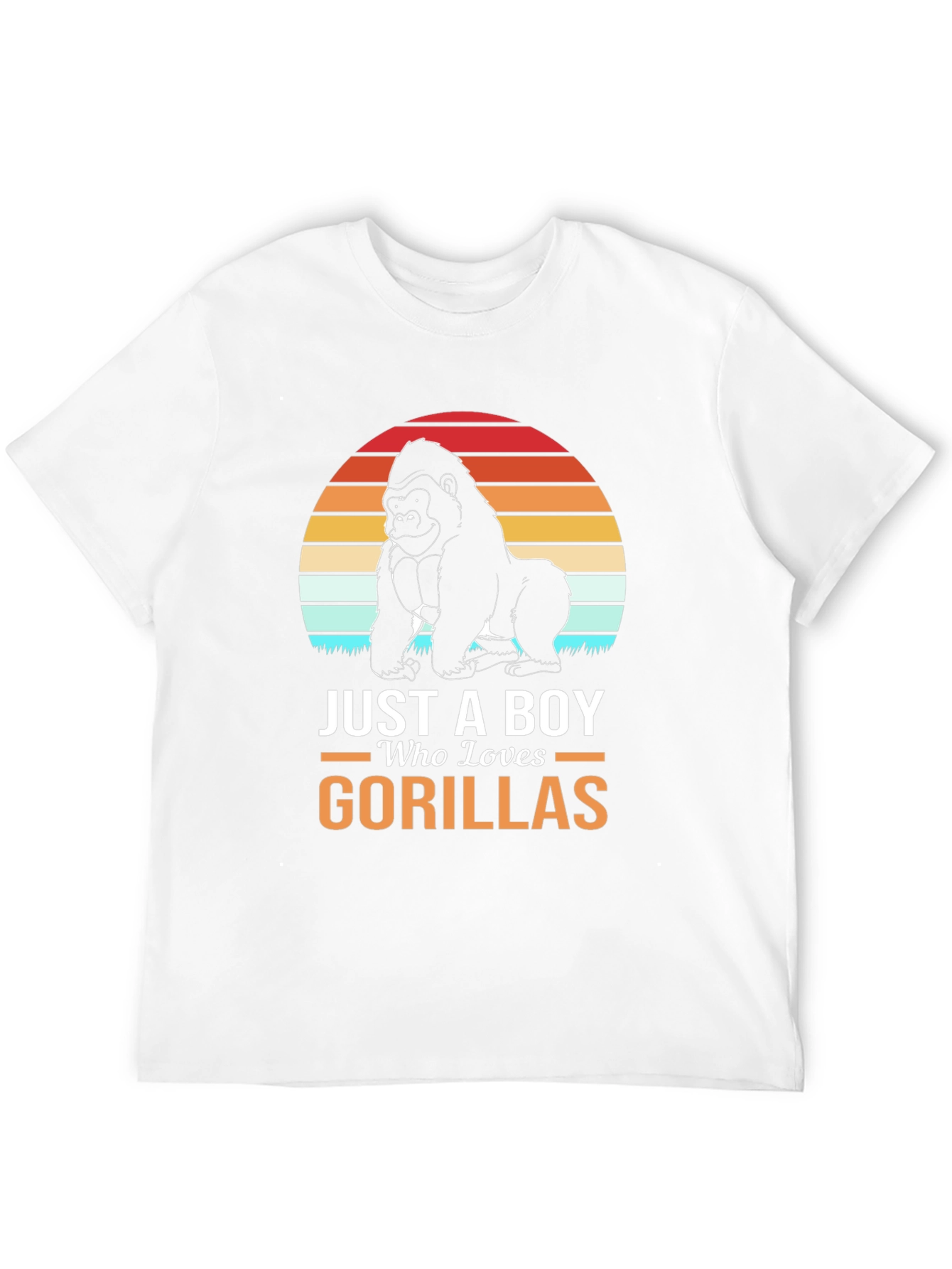 Just A Boy Who Loves Gorillas T-Shirt