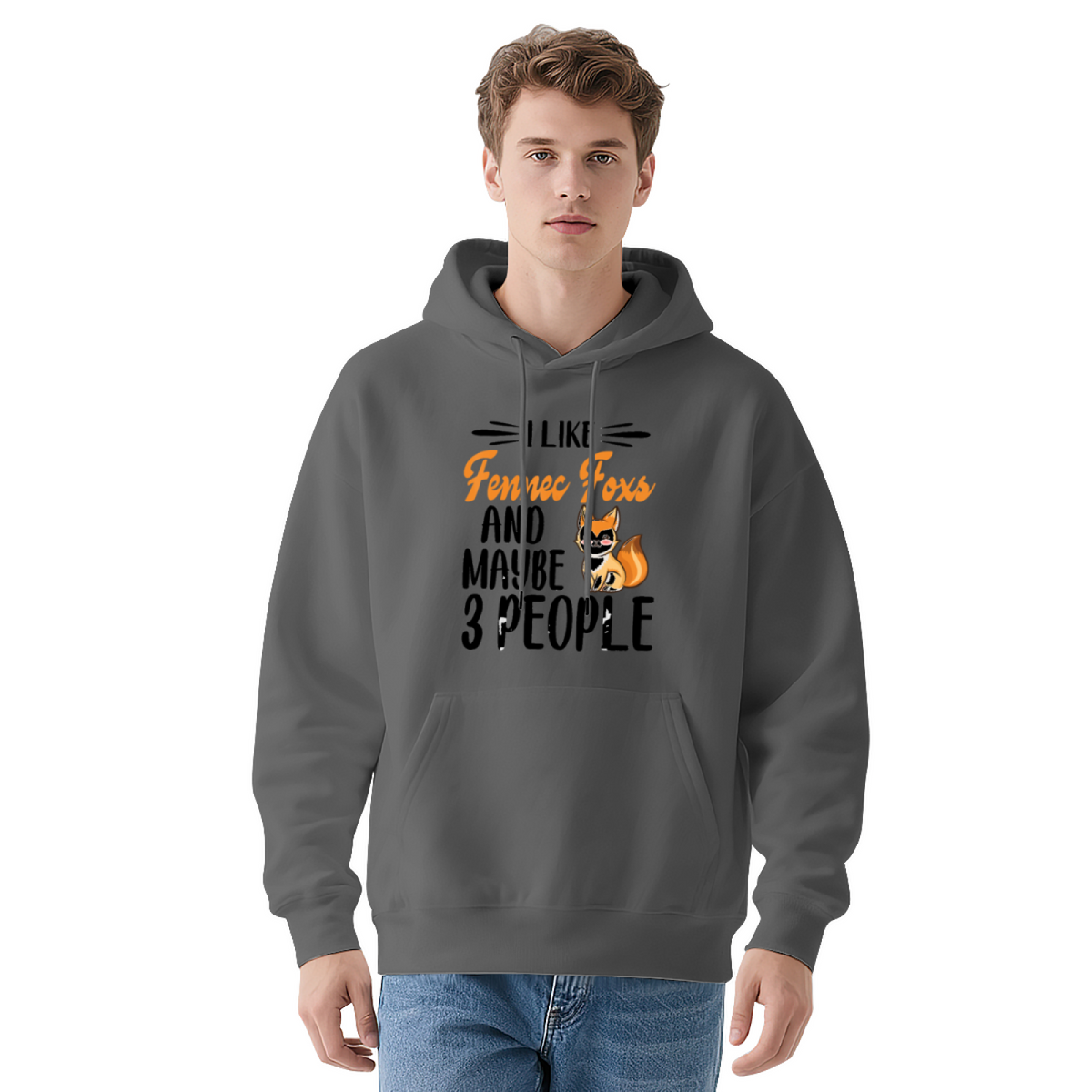 Premium Graphic Hoodie - Typographic Design Reading