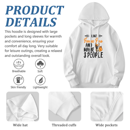 Premium Graphic Hoodie - Typographic Design Reading