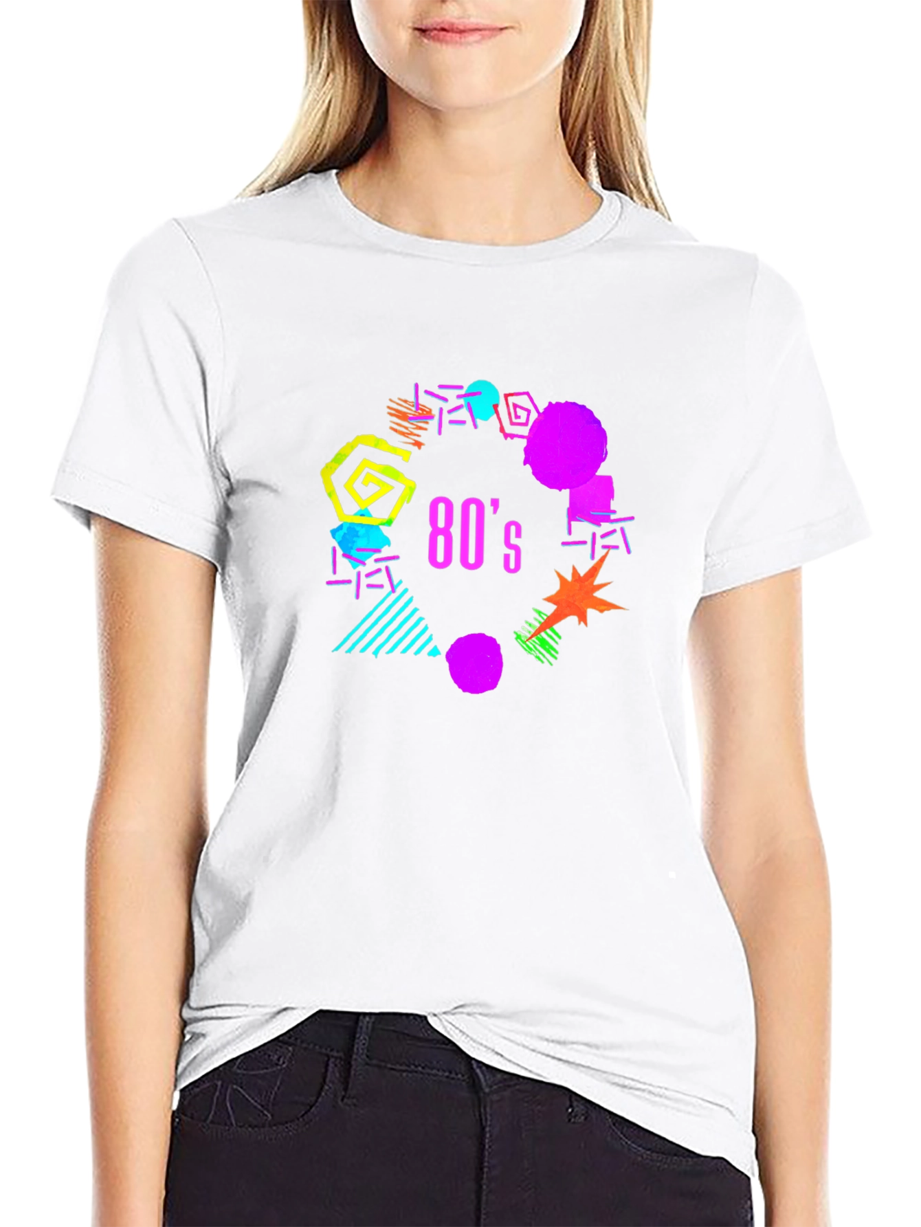 Retro 80s Style Graphic T-Shirt