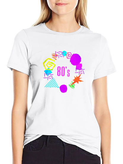 Retro 80s Style Graphic T-Shirt