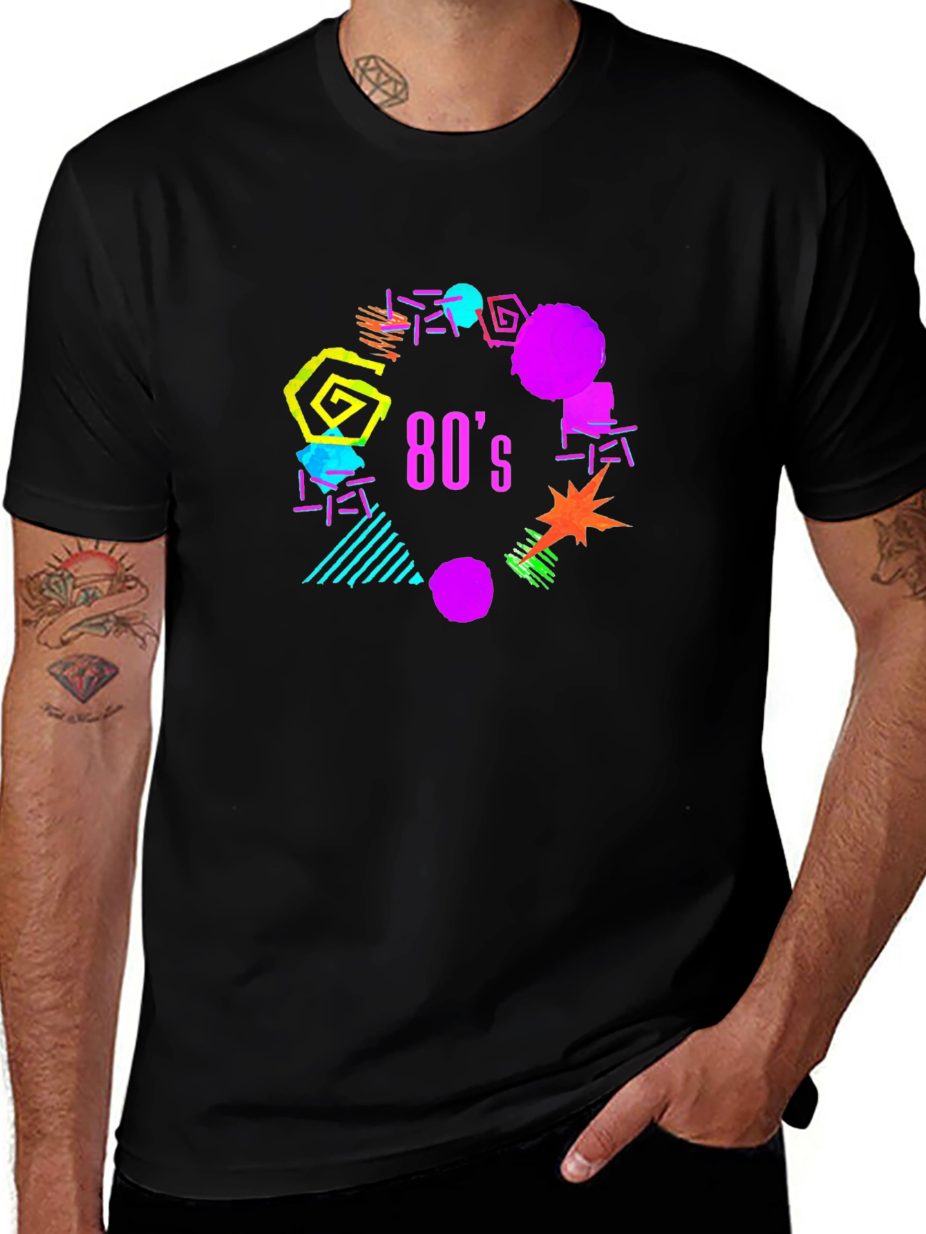 Retro 80s Style Graphic T-Shirt