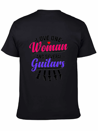 Love One Woman and Several Guitars Graphic Tee