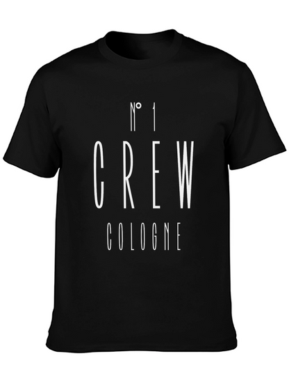 No. 1 Crew Cologne Black T-Shirt