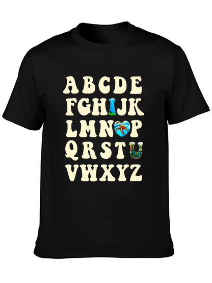 Alphabet Ocean Graphic T-Shirt