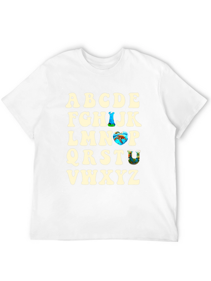 Alphabet Ocean Graphic T-Shirt
