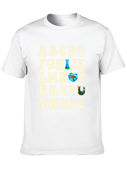 Alphabet Ocean Graphic T-Shirt