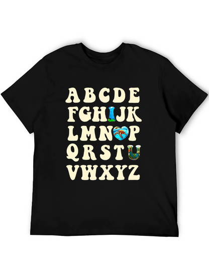 Alphabet Ocean Graphic T-Shirt