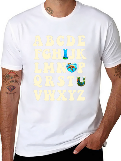 Alphabet Ocean Graphic T-Shirt