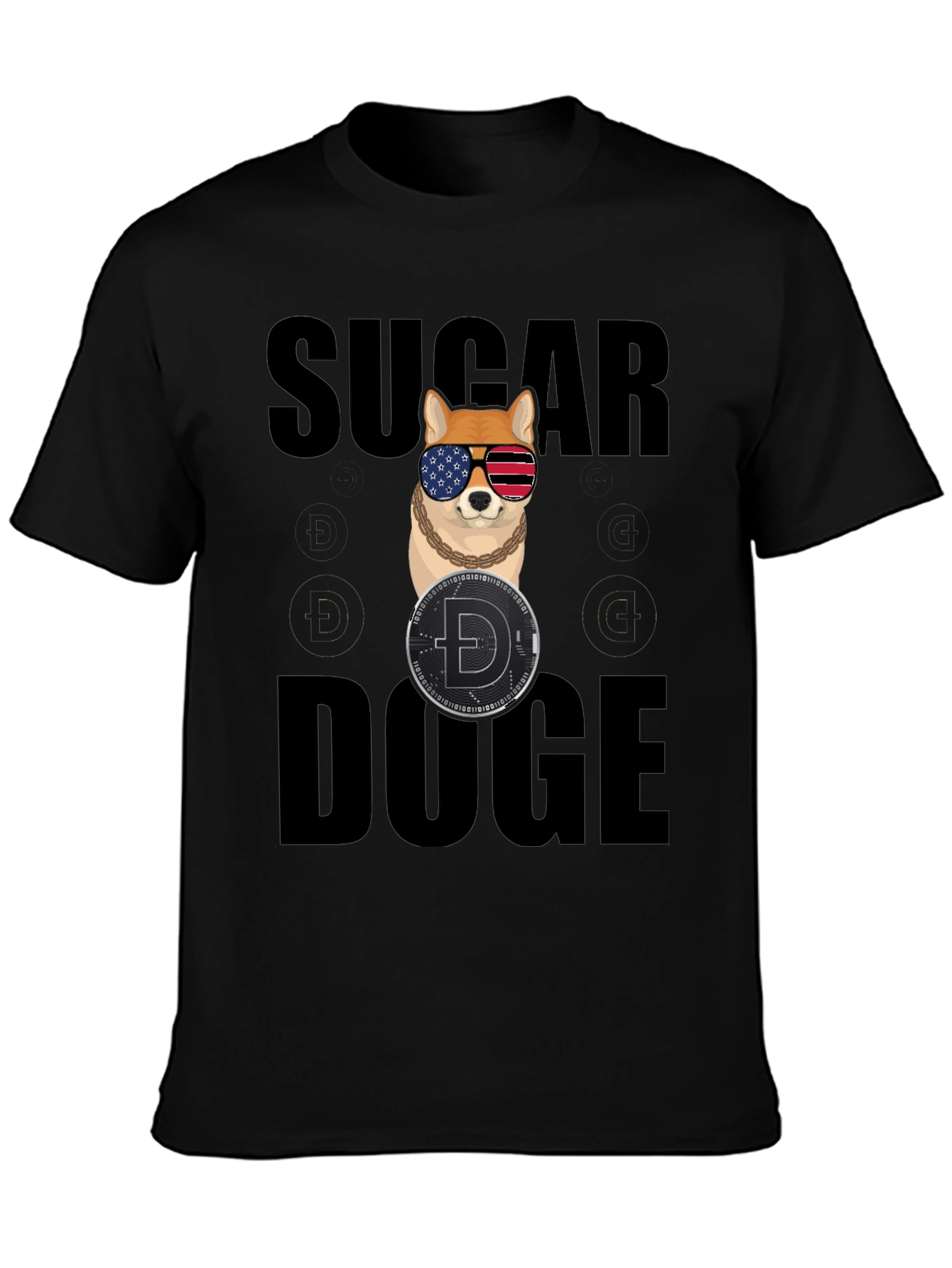 Sugar Doge Black T-Shirt