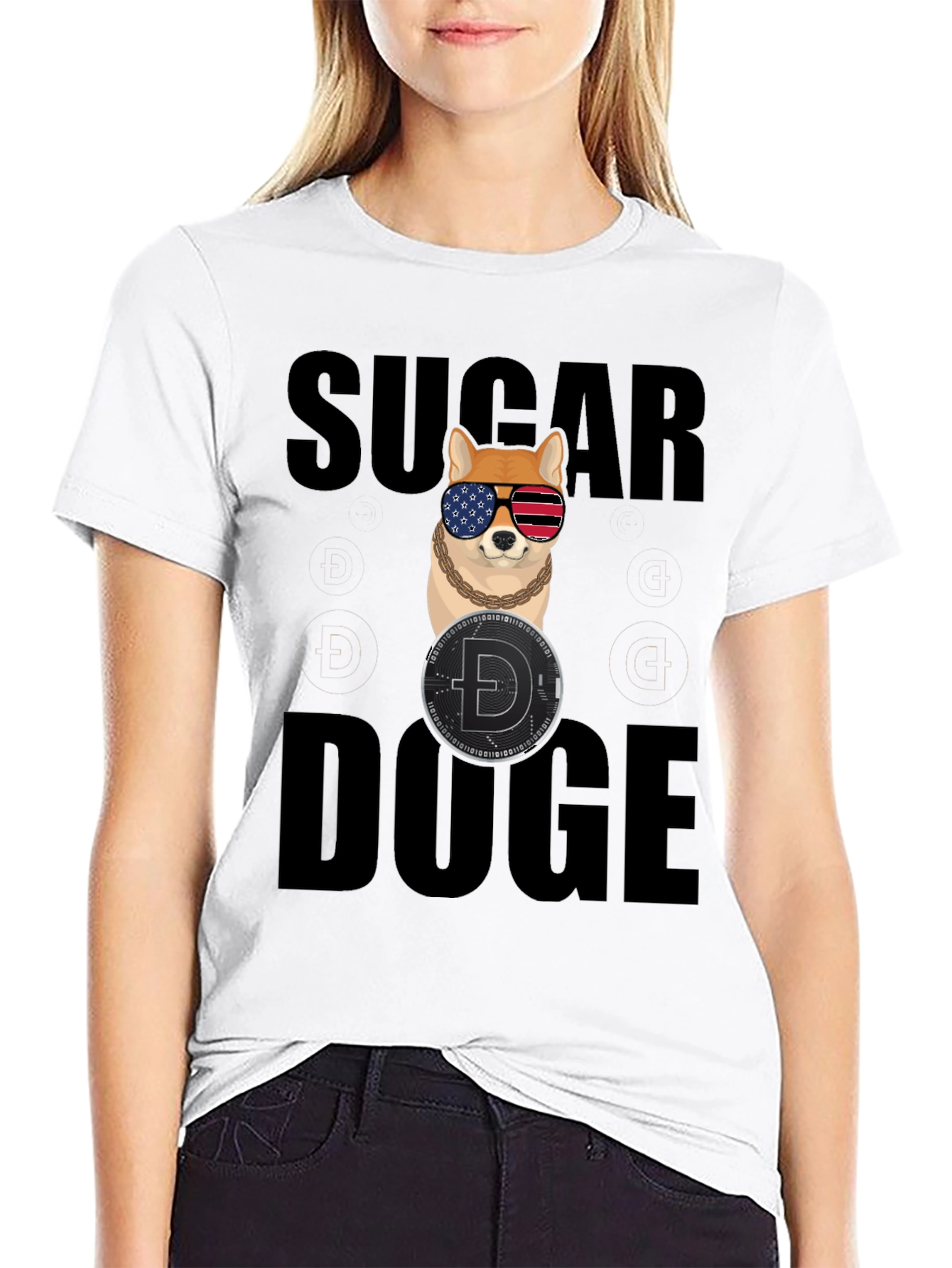 Sugar Doge Black T-Shirt