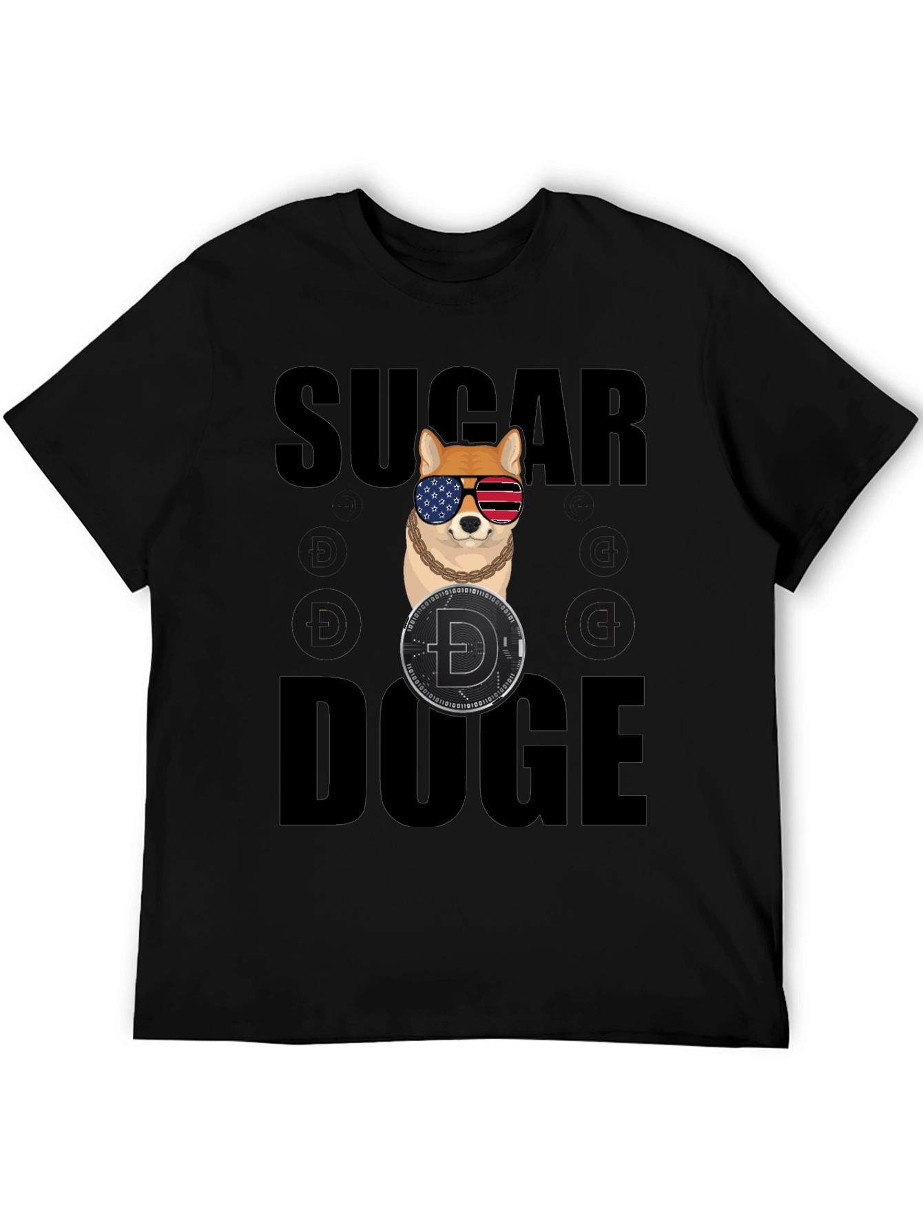 Sugar Doge Black T-Shirt