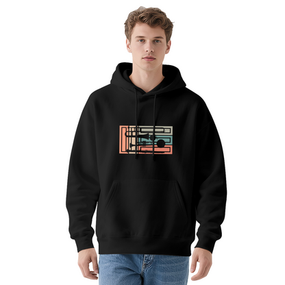 Geometric Brass Instrument Stripe Hoodie