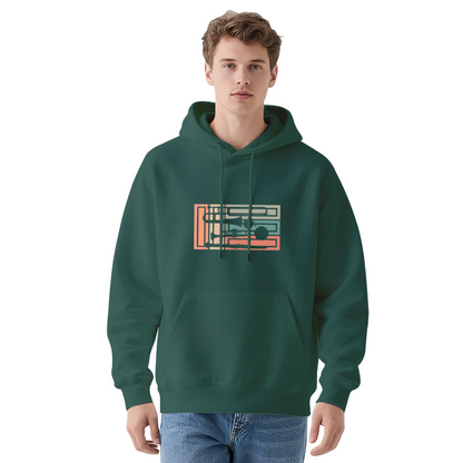 Geometric Brass Instrument Stripe Hoodie