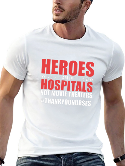 Heroes in Hospitals Graphic Tee - Thank You Nurses
