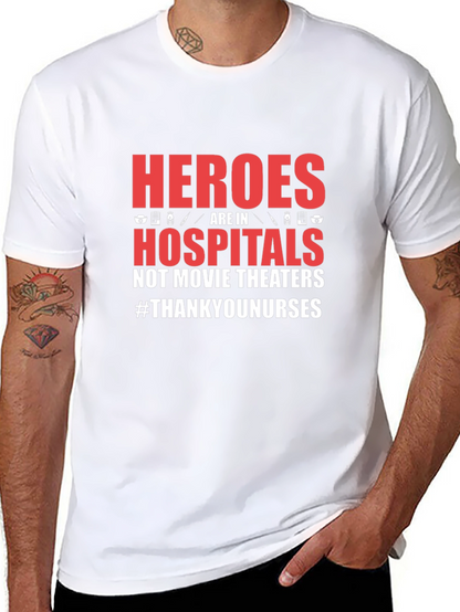 Heroes in Hospitals Graphic Tee - Thank You Nurses