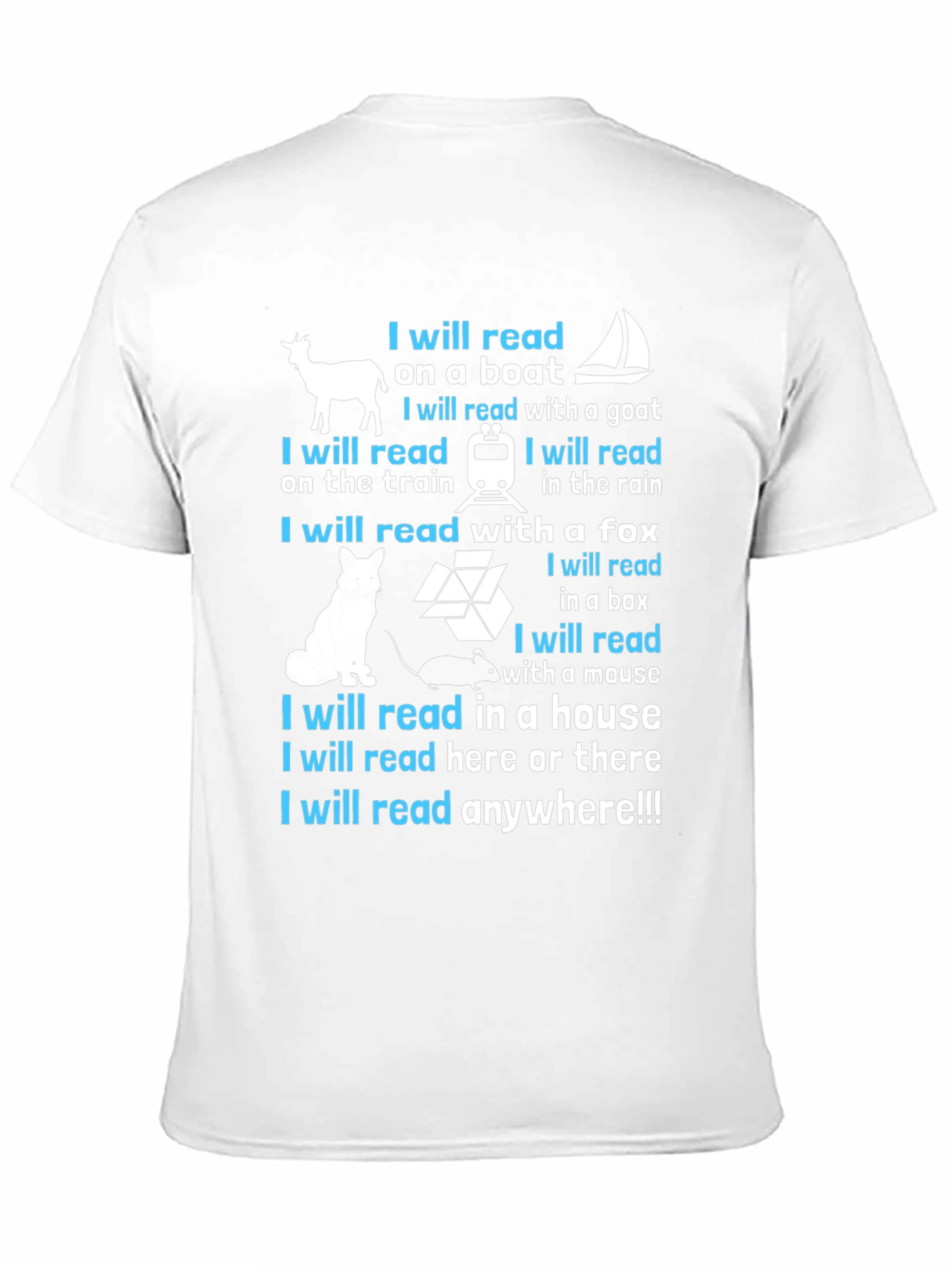 I Will Read Anywhere T-Shirt - Book Lover Tee