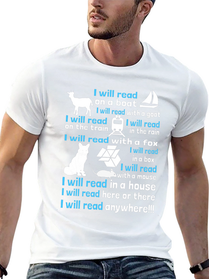 I Will Read Anywhere T-Shirt - Book Lover Tee